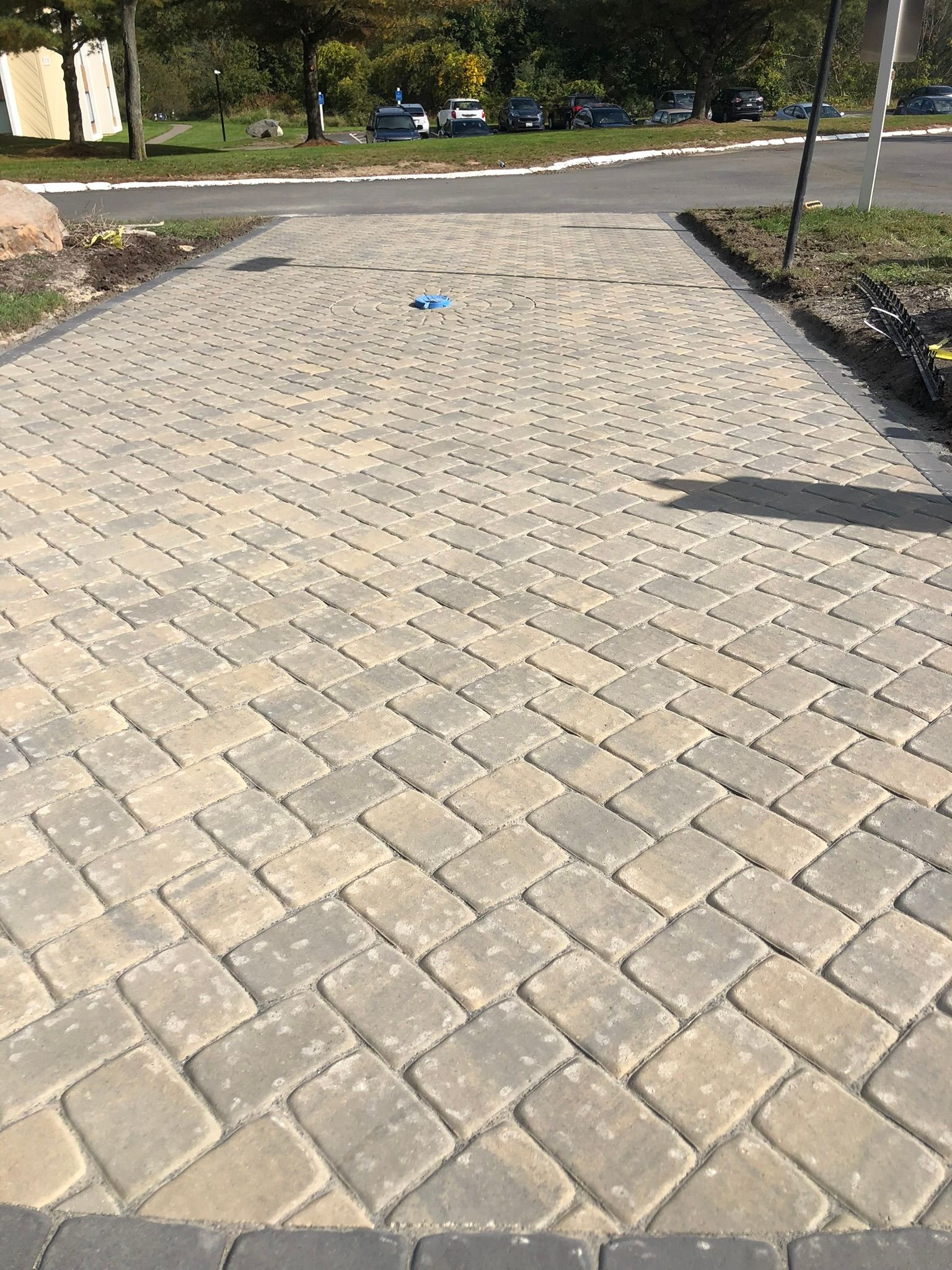 Brick driveway