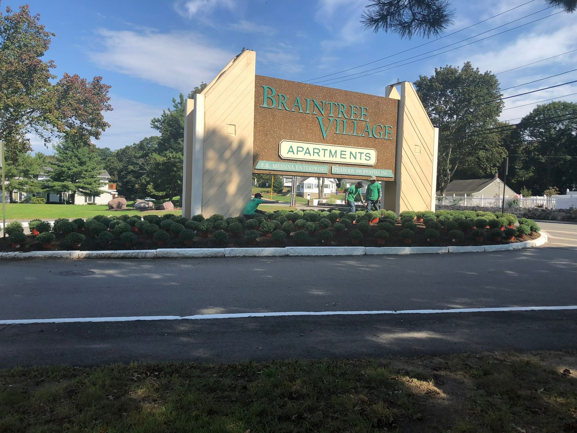 Commercial landscaping service