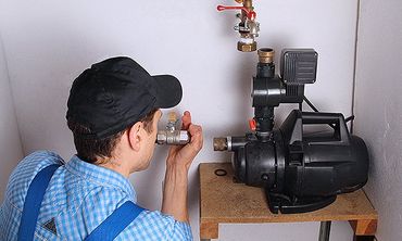 Water pump installation