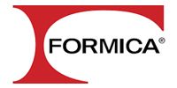 Formica logo with red bracket symbol and black text on white background