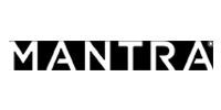 Black MANTRA text logo on a white background