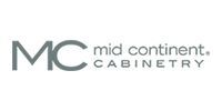 Mid Continent Cabinetry logo in gray text on a white background