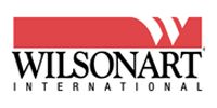 Wilsonart International logo with red stylized W above black text on white background