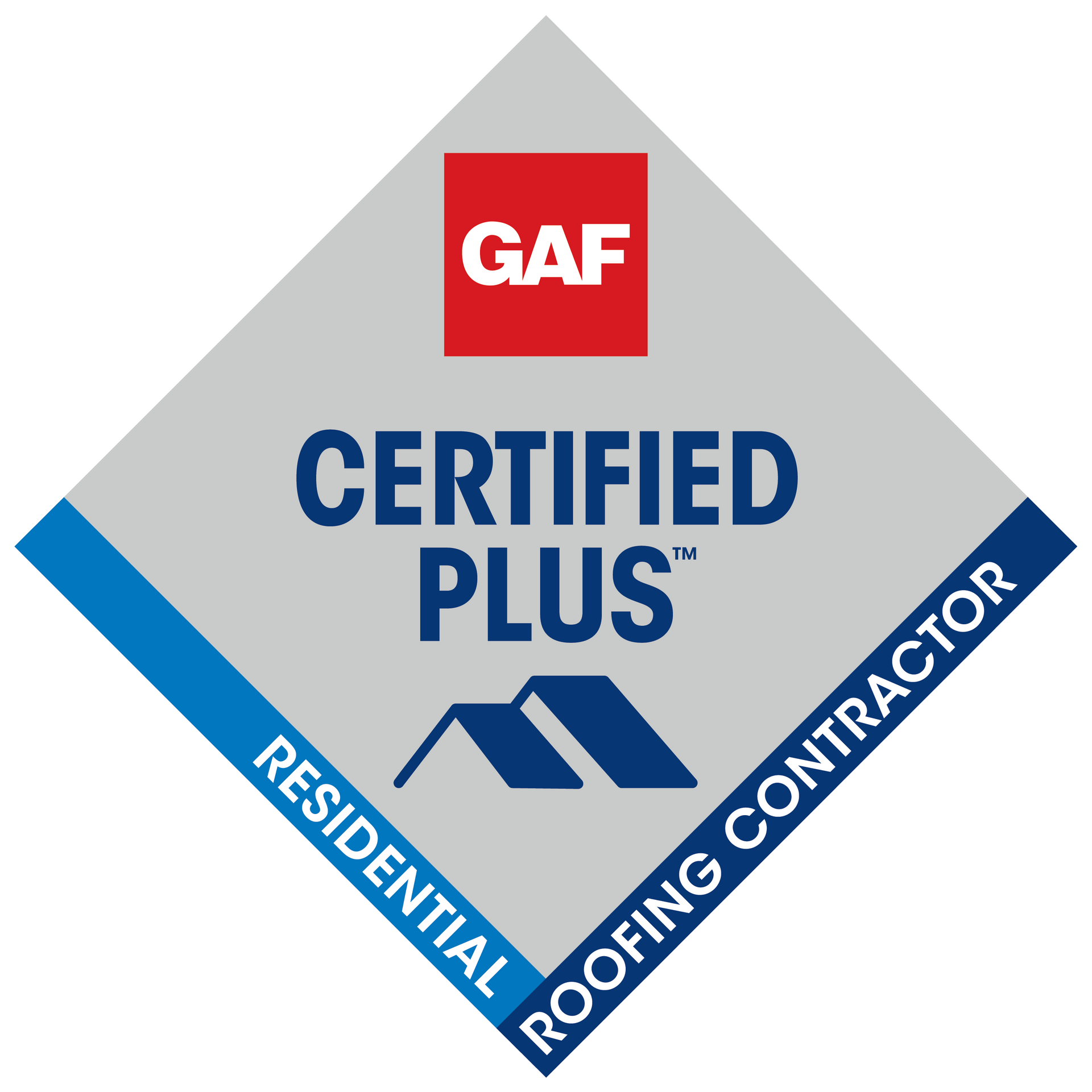 GAF Certified Plus Residential Roofing Contractor