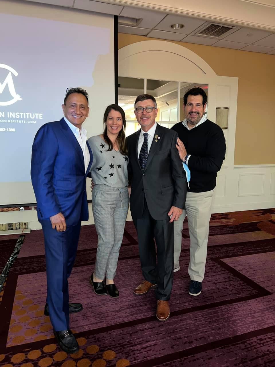 Dr. Mike during a lecture