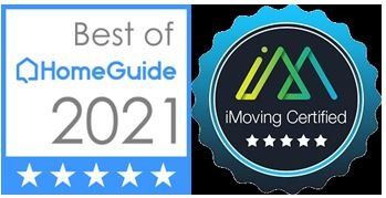 Best of HomeGuide 2021 and iMoving certified badges