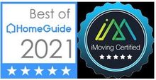 Best of HomeGuide 2021 and iMoving certified badges