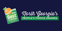 North Georgia's People's Choice Awards logo with a green and white 