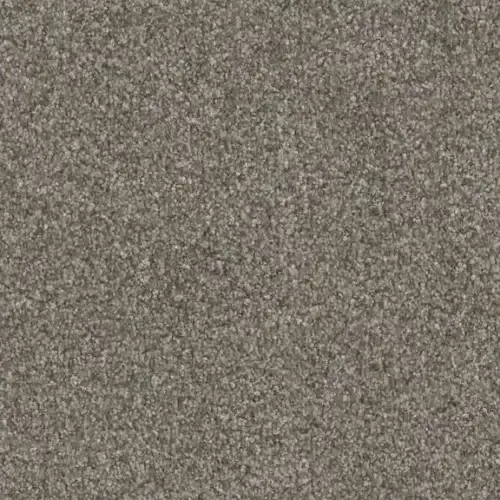Close-up of a neutral-toned carpet with a speckled appearance.