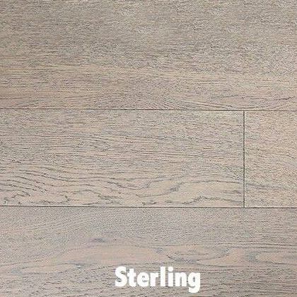 Light grey wood flooring with 
