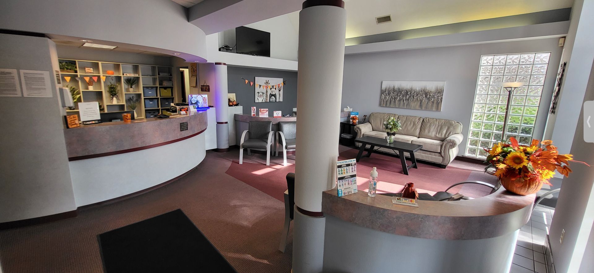 inside the dentist office