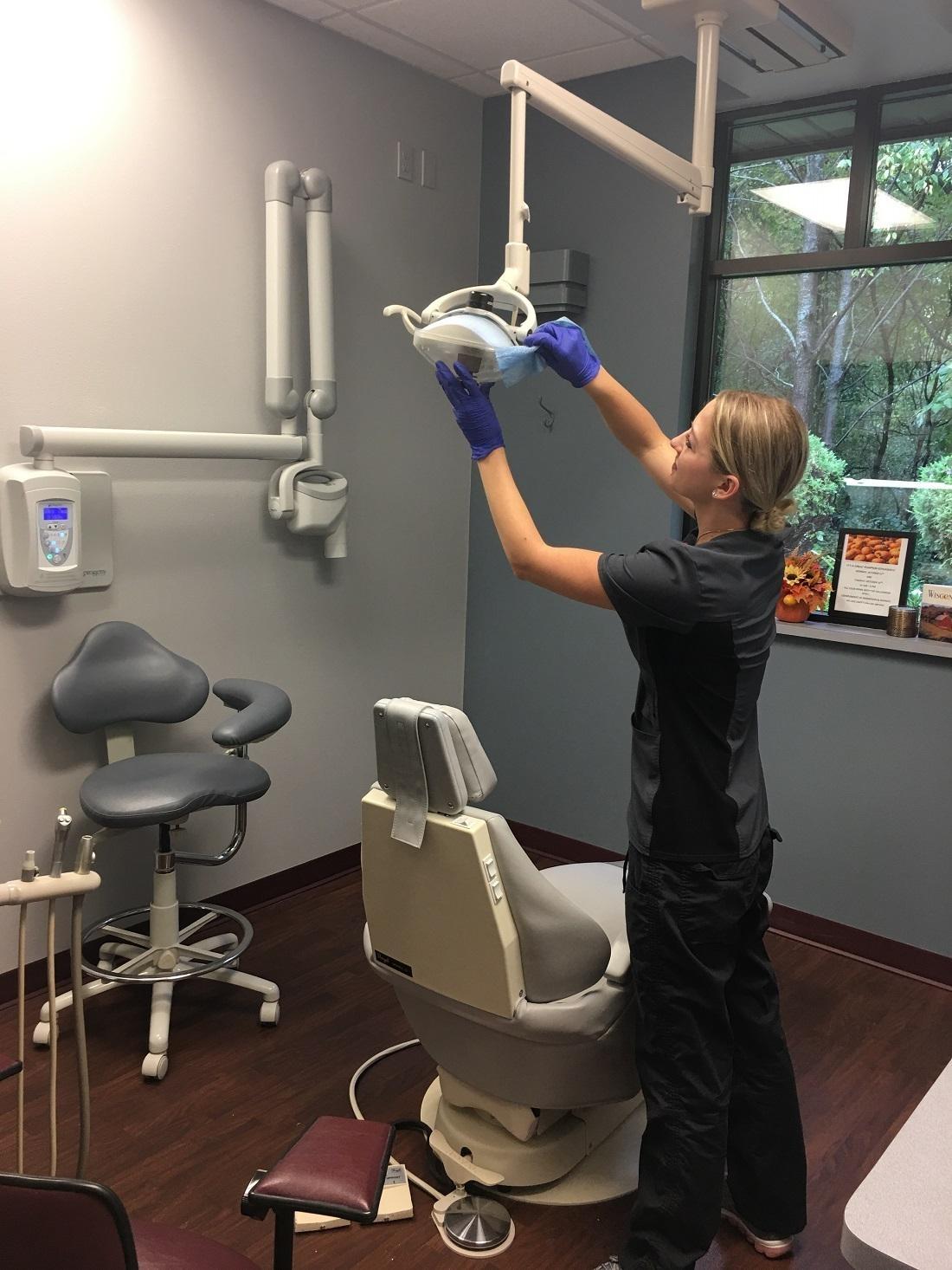 Preparing for next patient