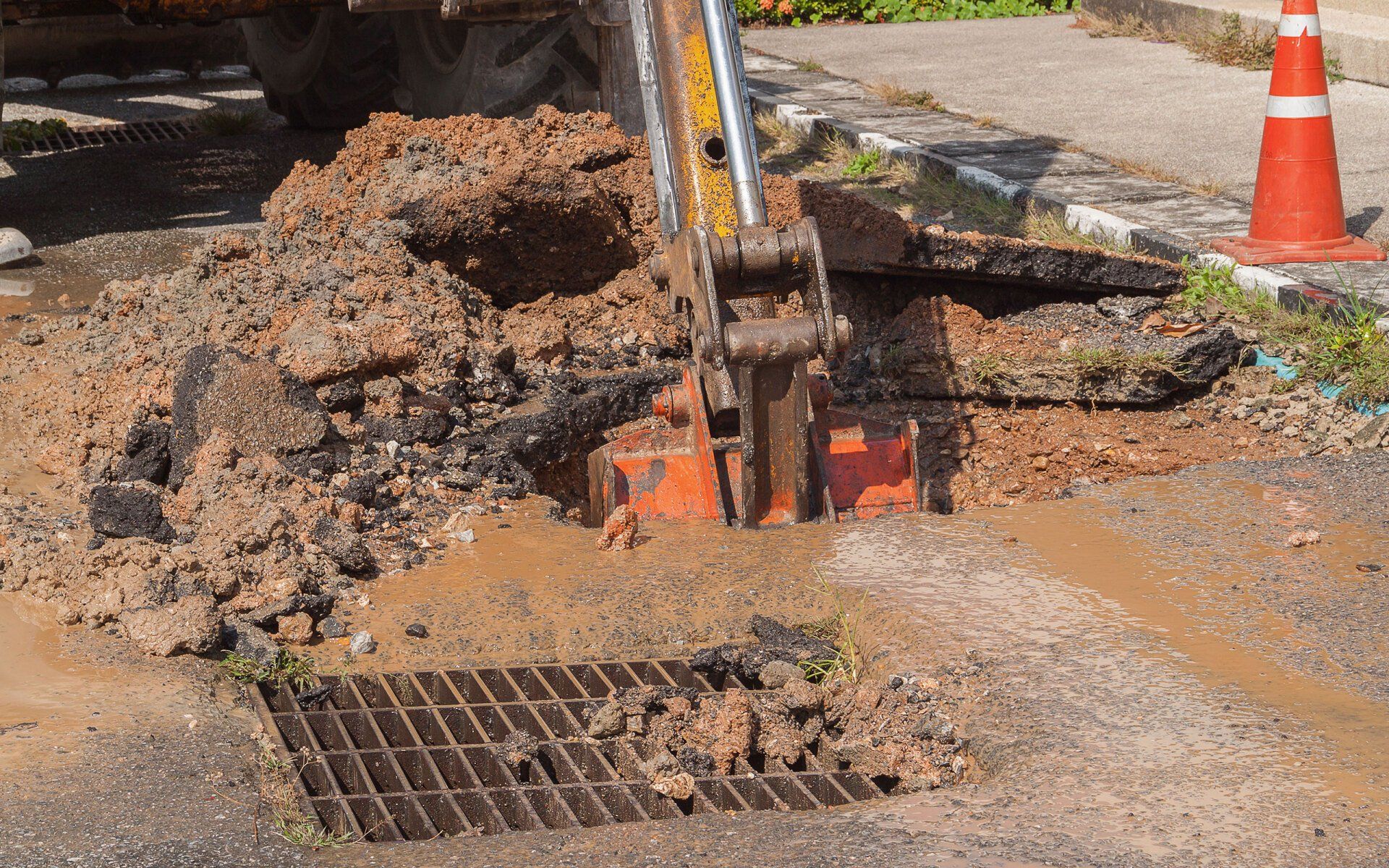 Plumbing excavation services