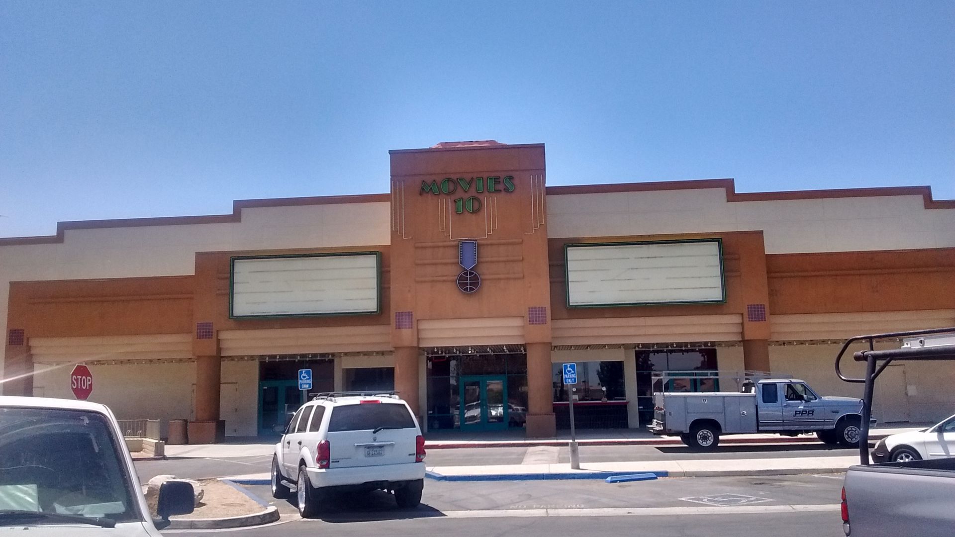 Movie theater building with 