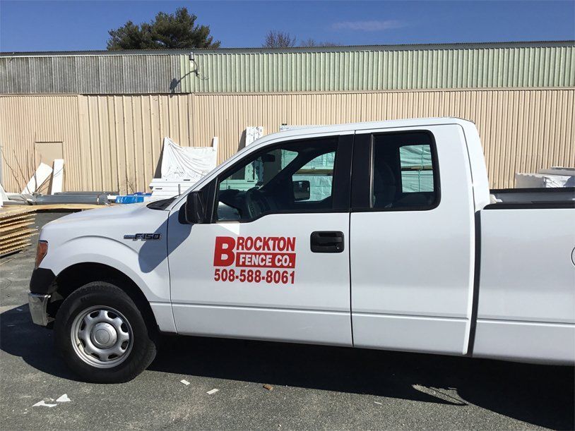 Brockton Fence Co Truck