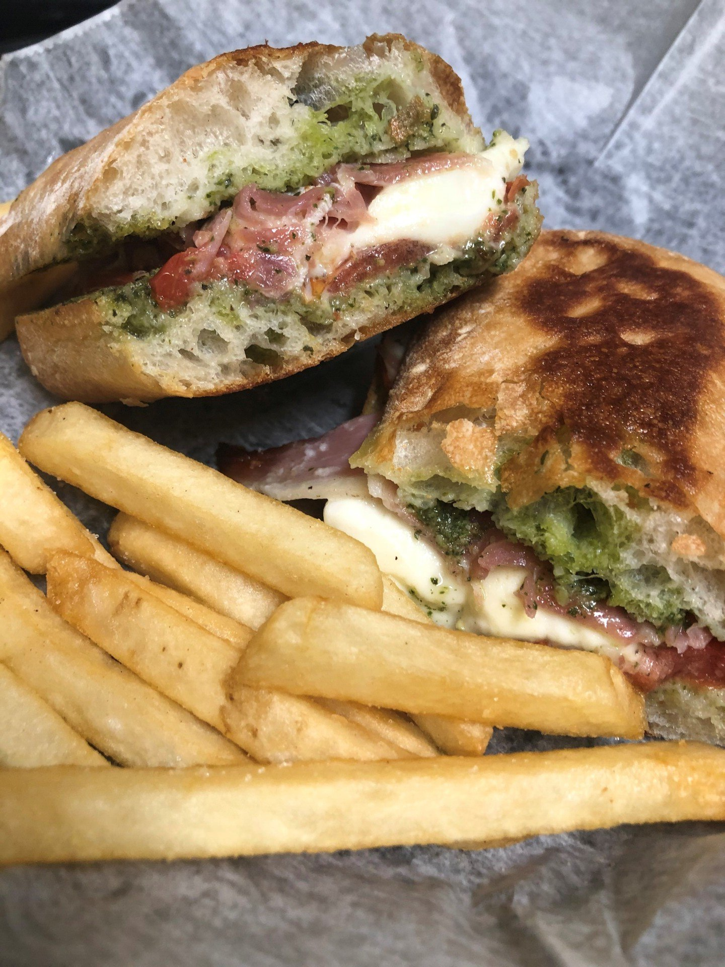 Caprese Bruschetta  with Fries
