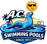 A. C. Swimming Pools Logo