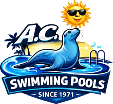 A. C. Swimming Pools Logo