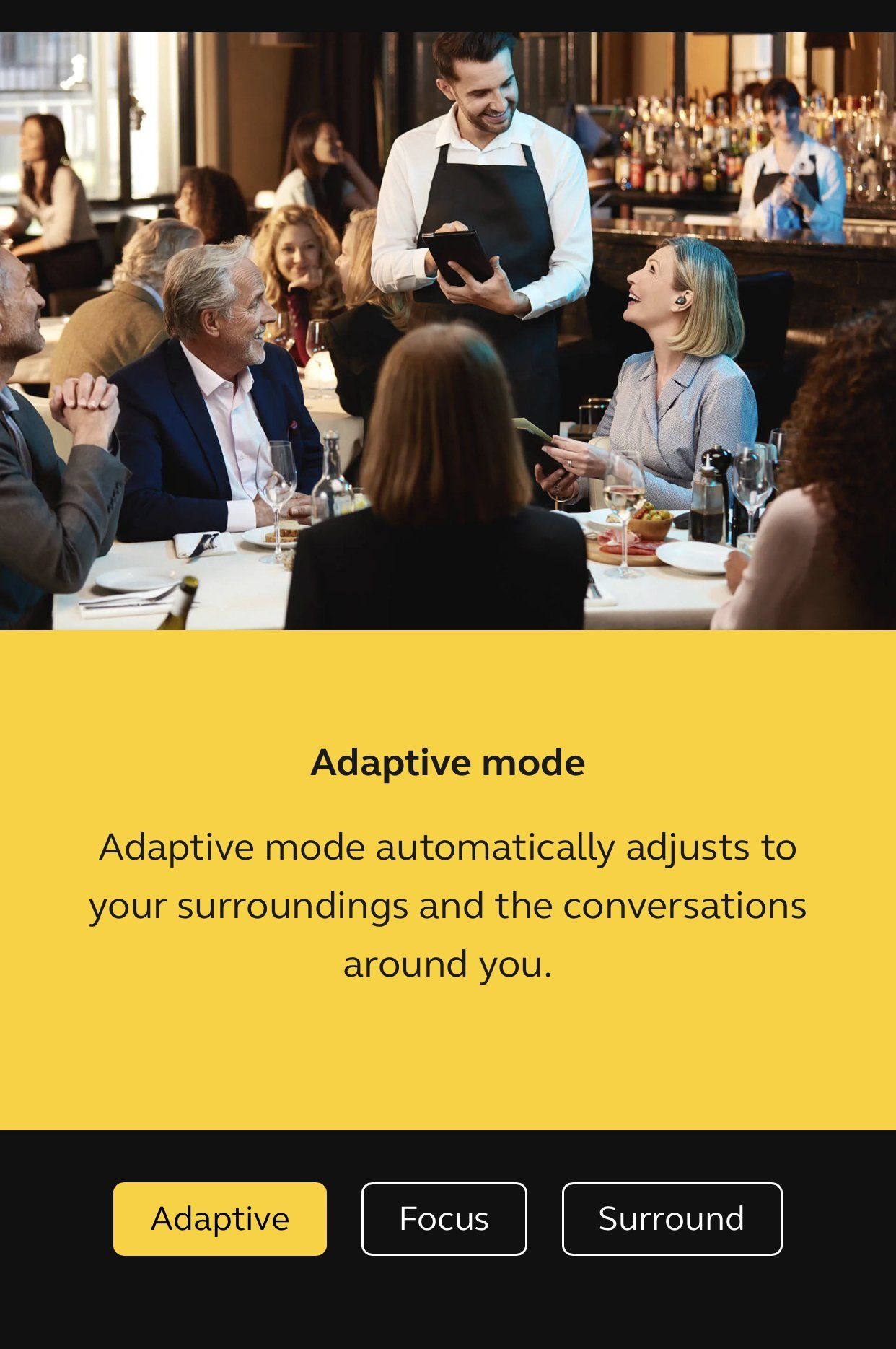 Jabra Enhance Plus offers adaptive mode