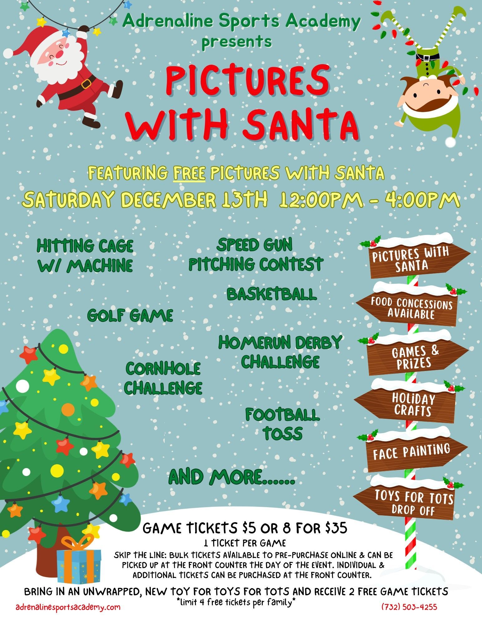 pictures with Santa flyer
