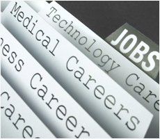 Different folder types of job careers