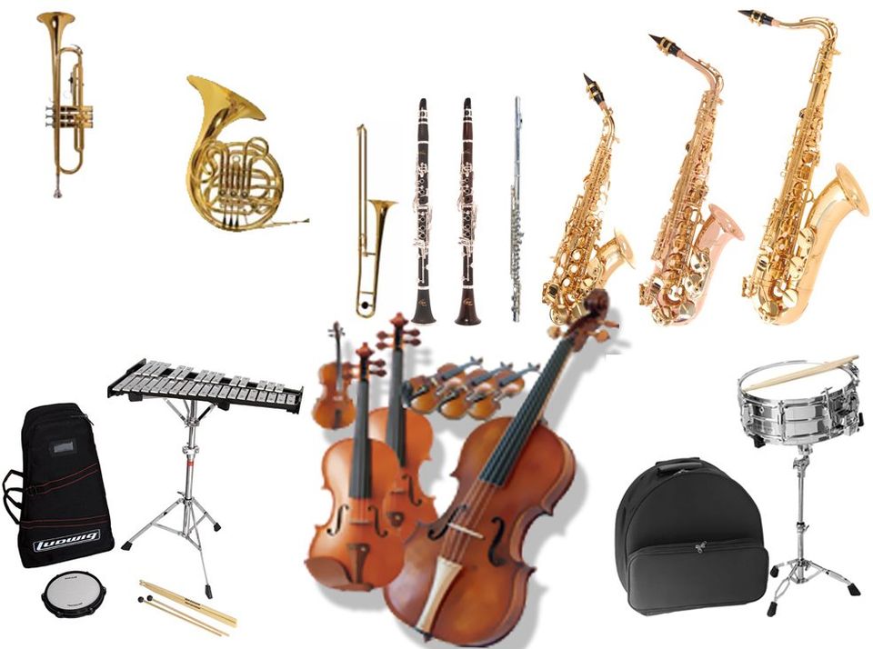 School Band Instrument Rentals - Low Rates!