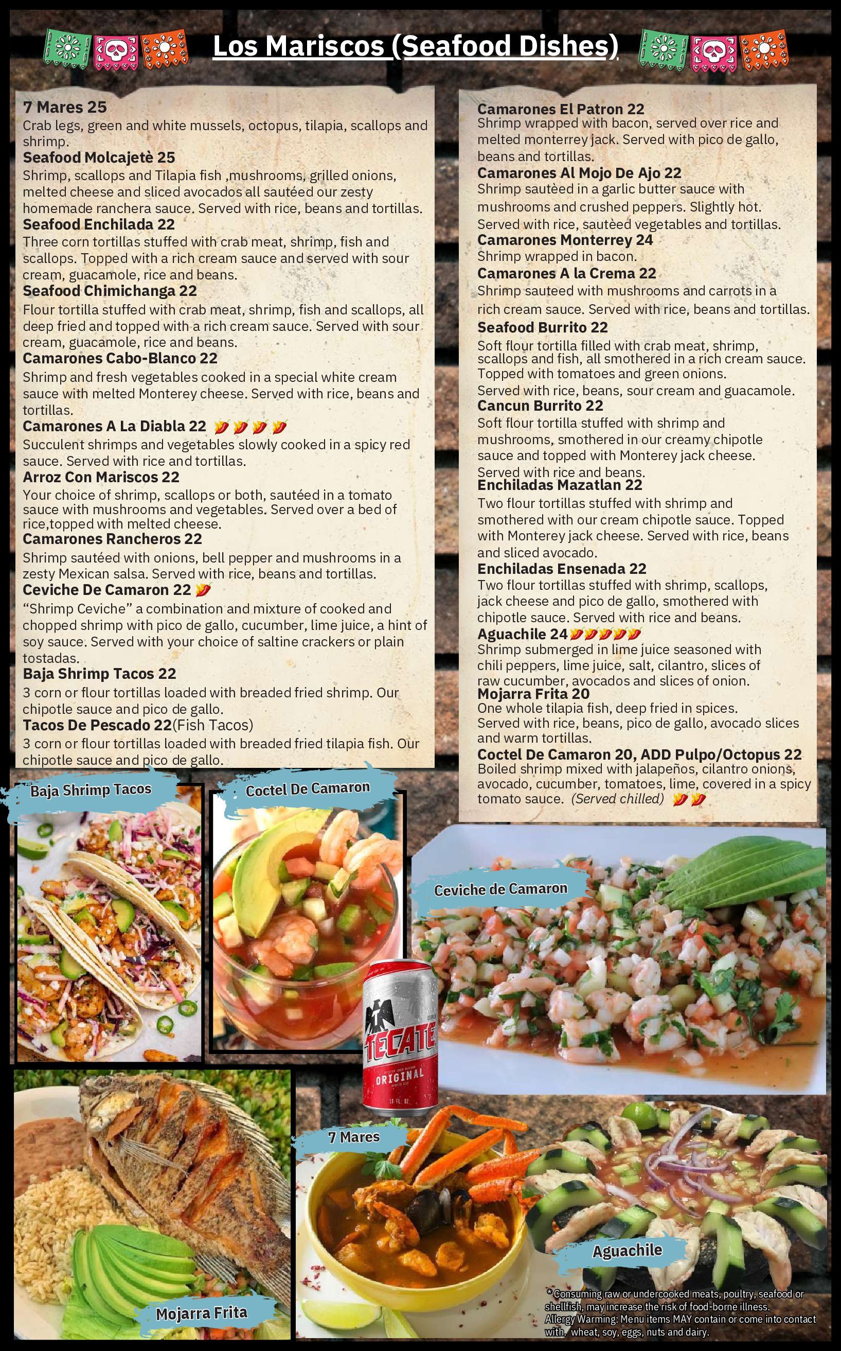 Evanston dinner menu