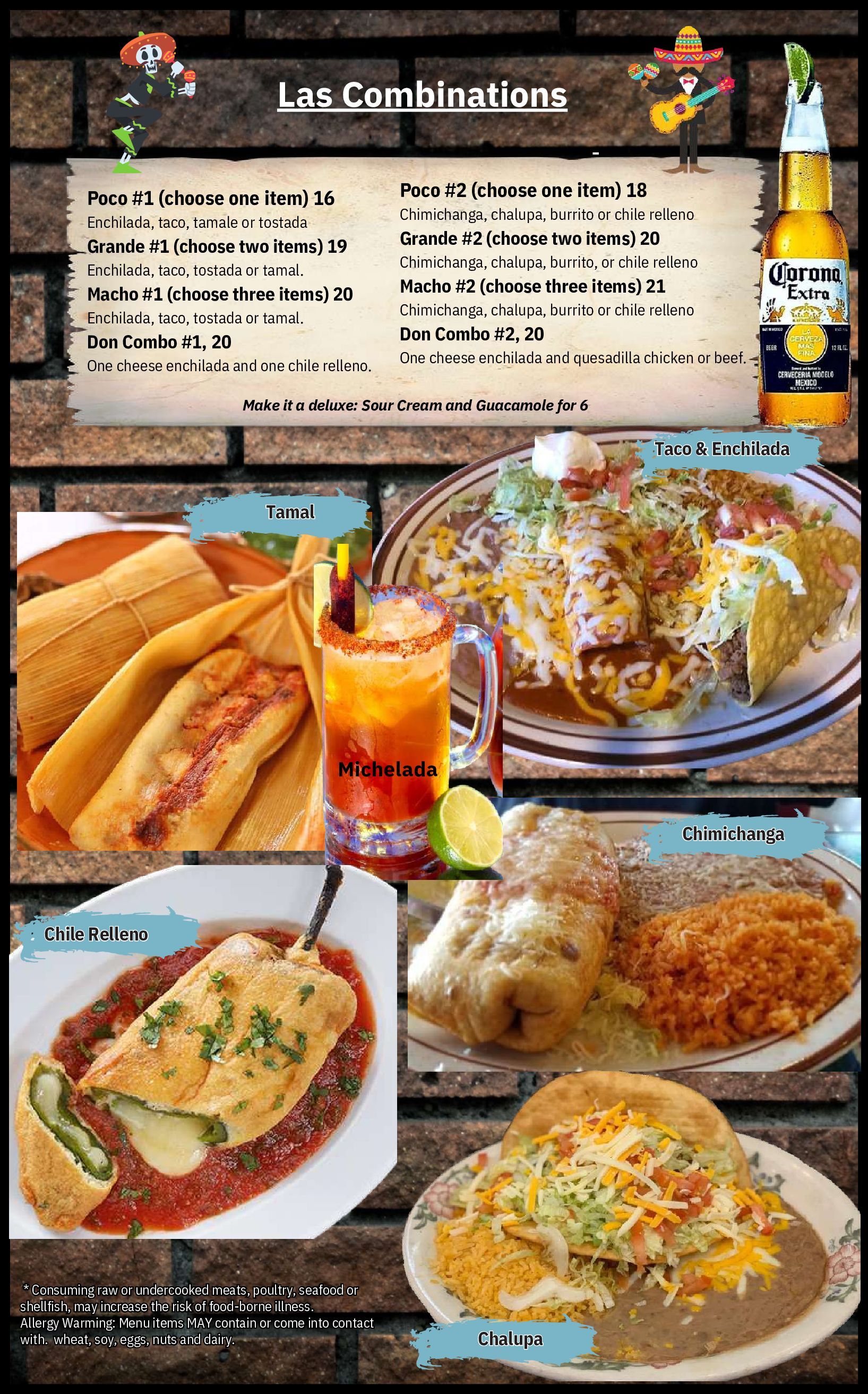 Evanston dinner menu