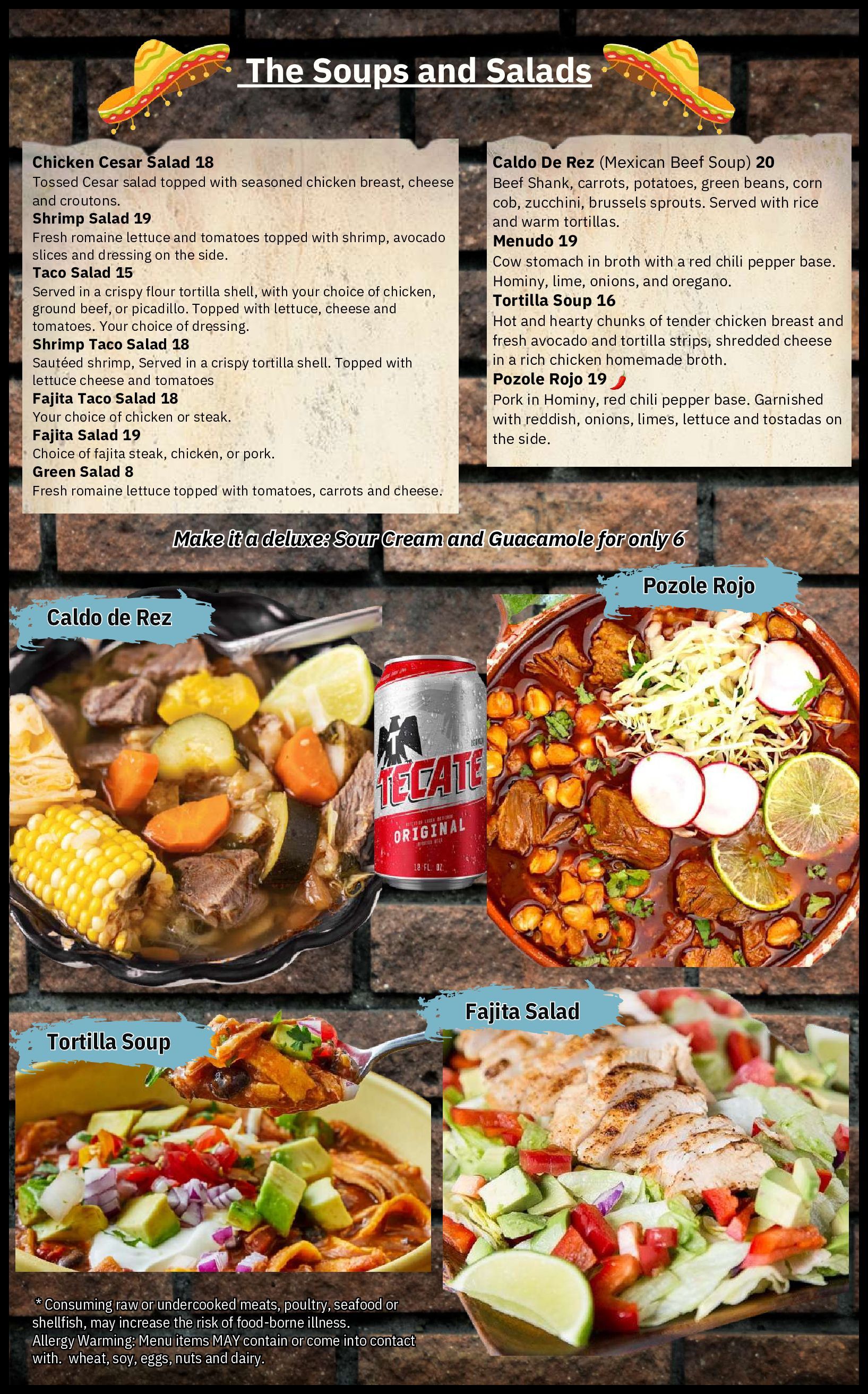 Evanston dinner menu