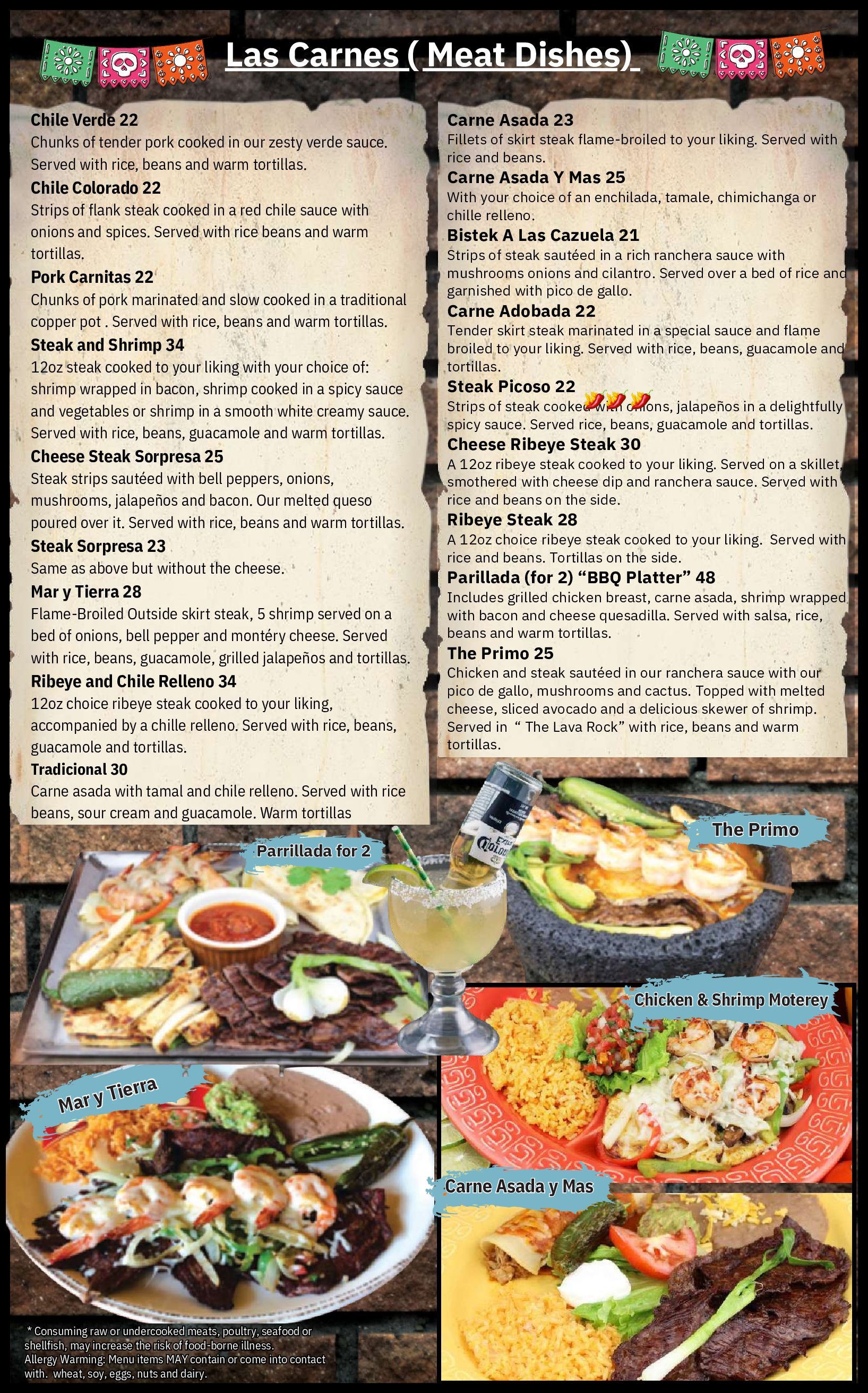 Evanston dinner menu