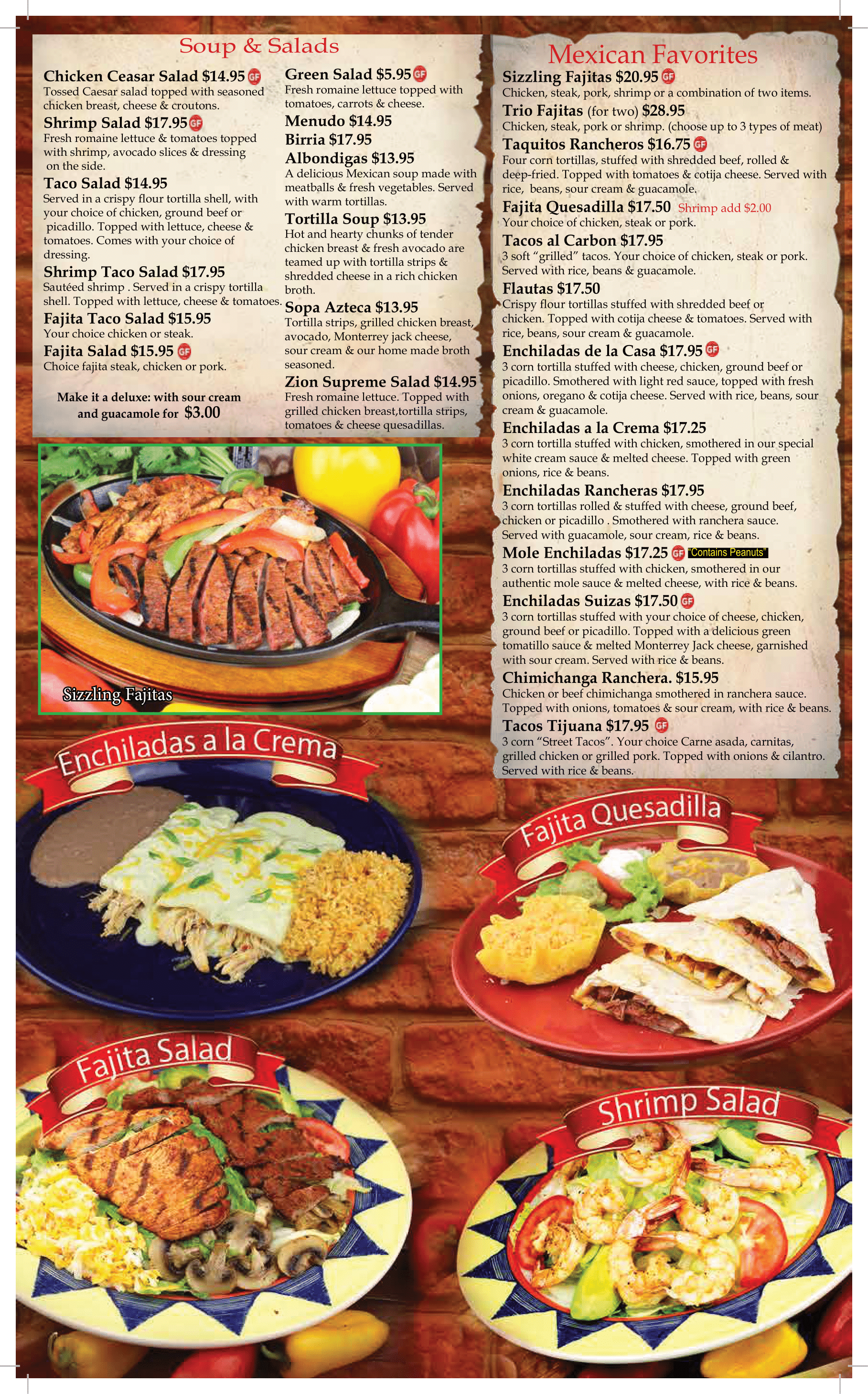 St. George Mexican Favorites, Soups, and Salads