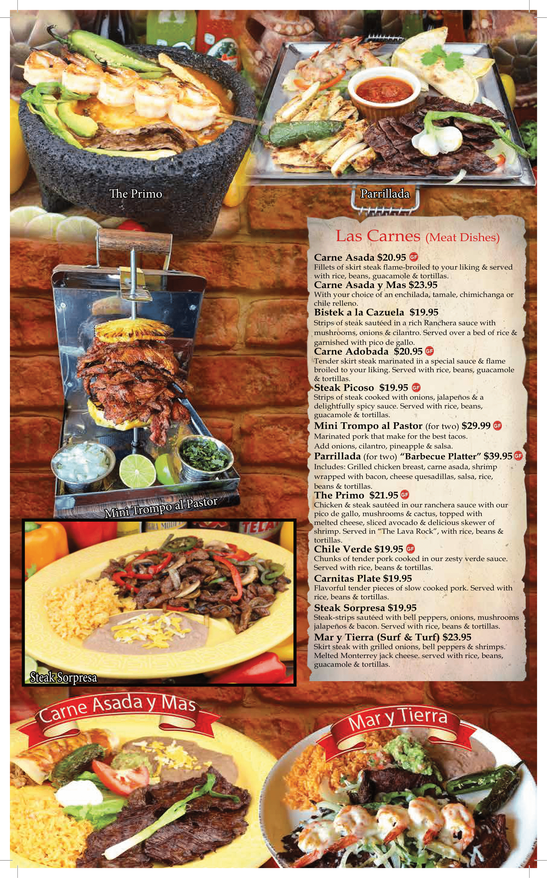 St. George Combinations and Meat Dishes