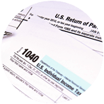 Individual income tax return form