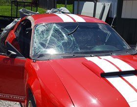 hero 2 - Car with broken windshield