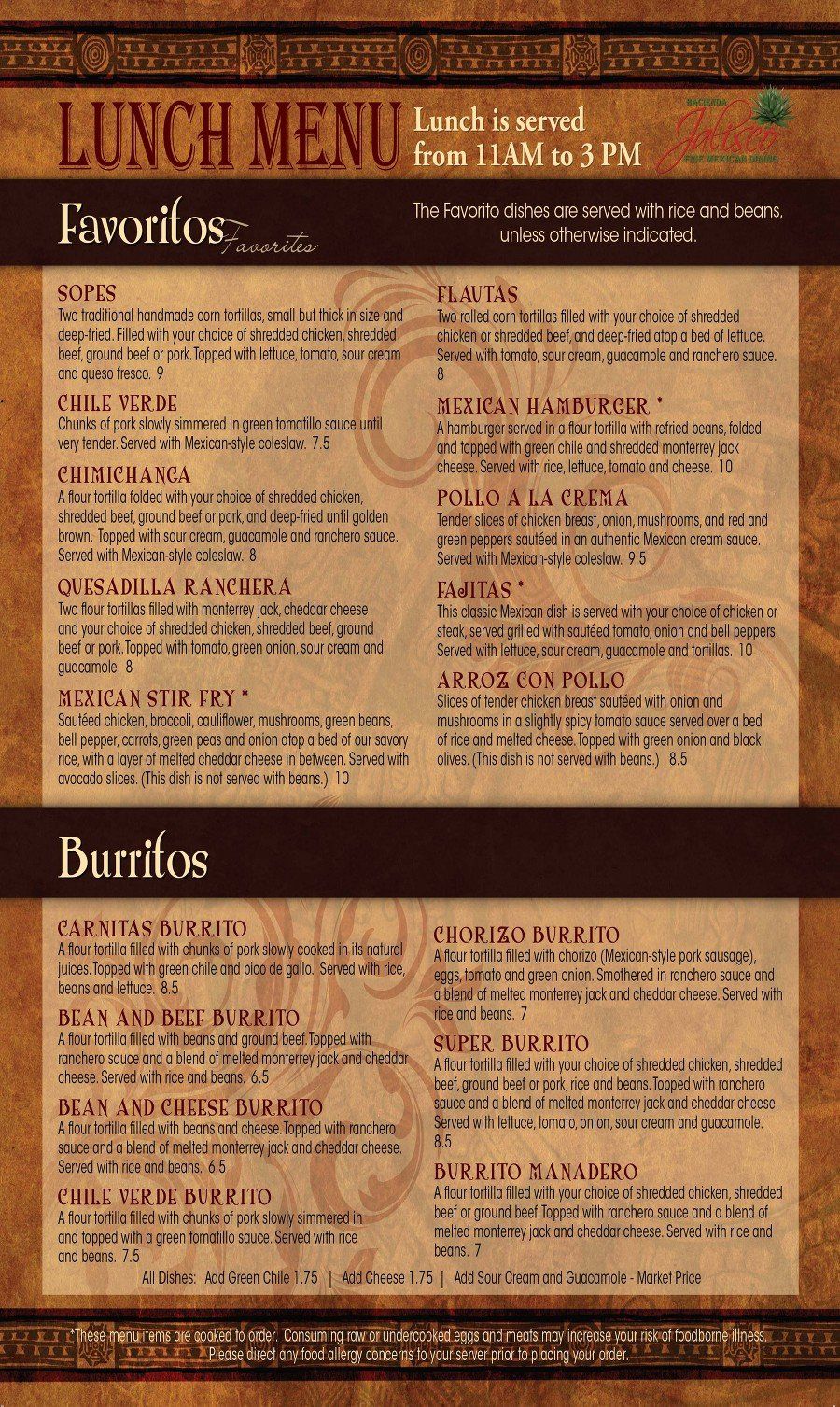 LunchMenu_FIRESTONE Page1