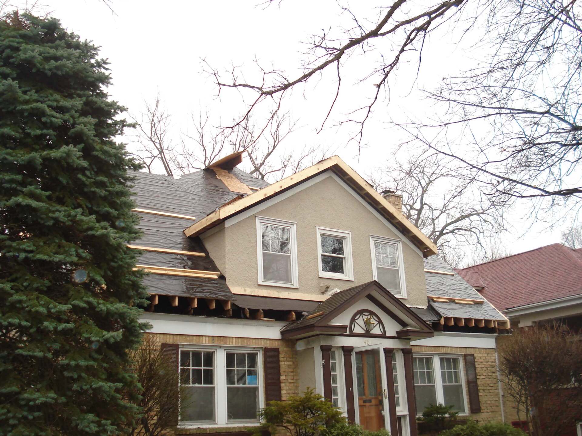 Fire damage restoration