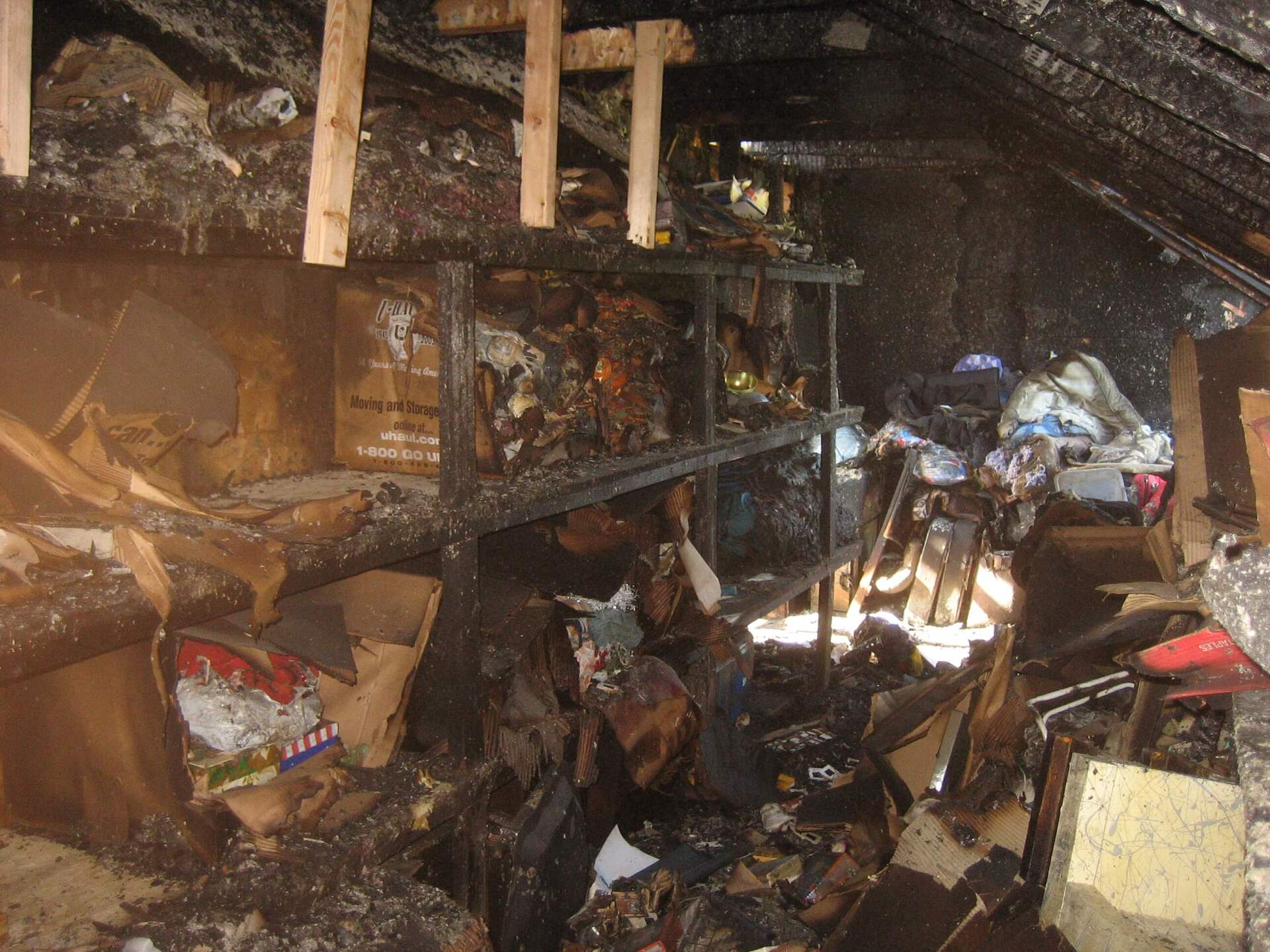 Fire damage restoration