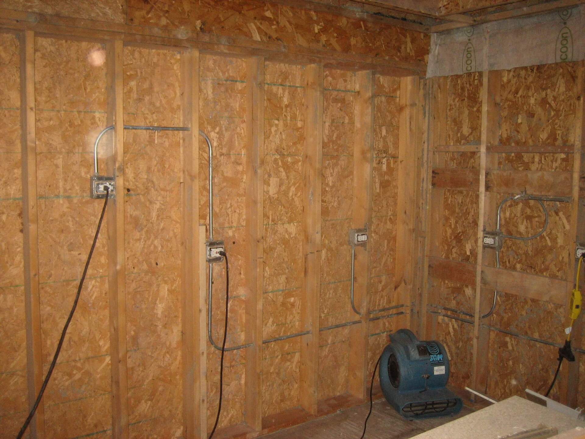 Fire and water damage restoration
