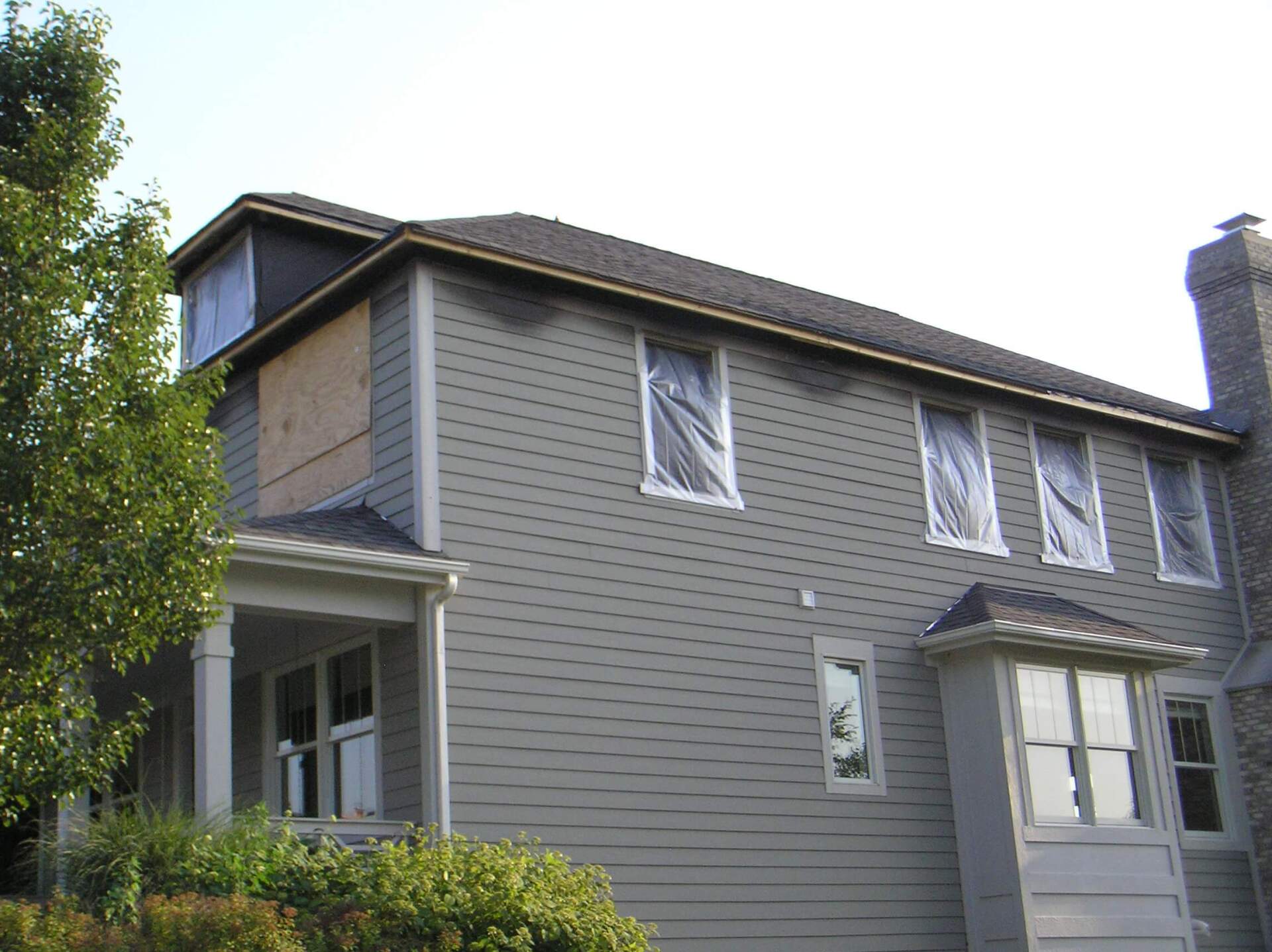 Fire and water damage restoration