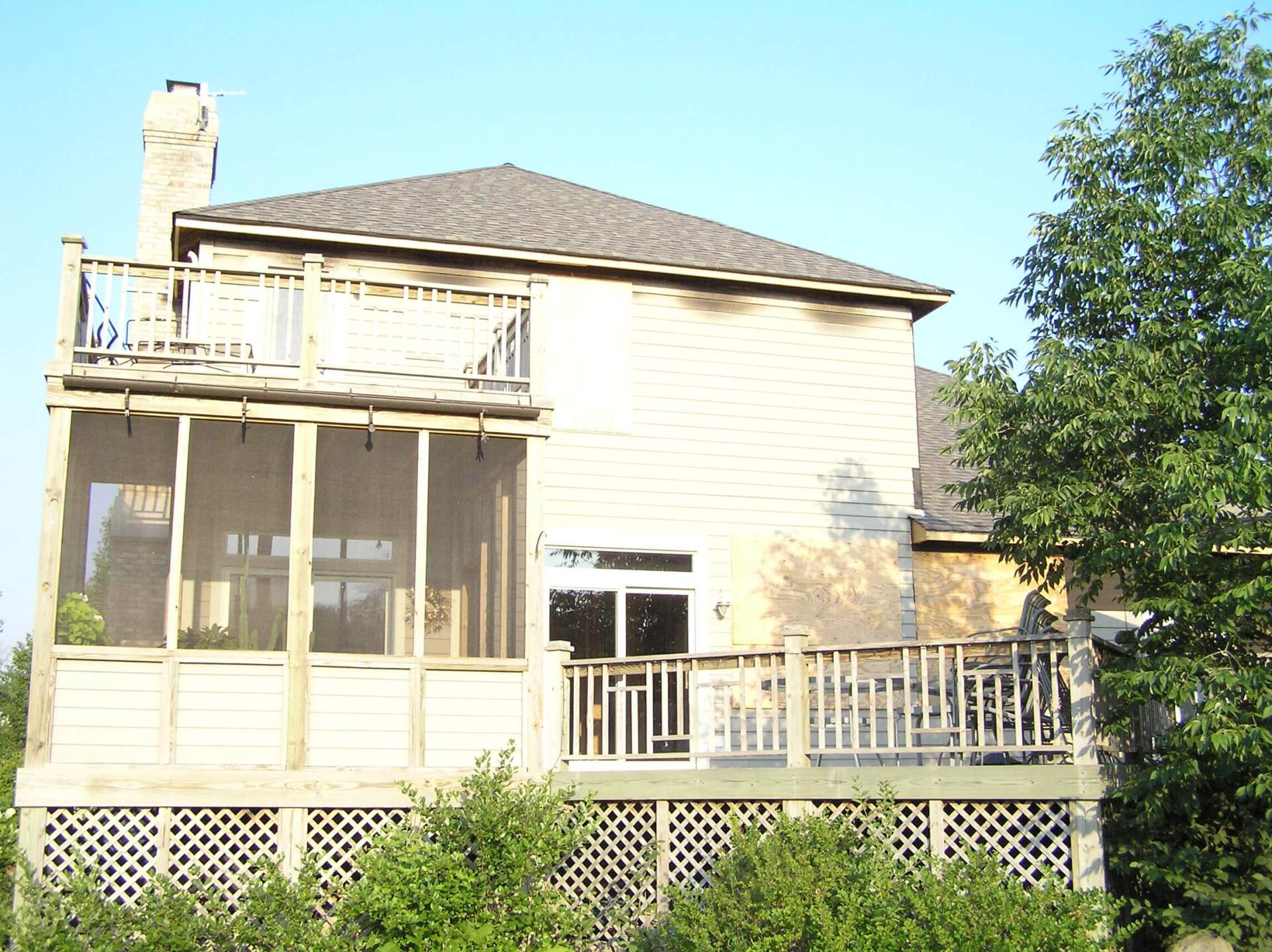 Fire and water damage restoration