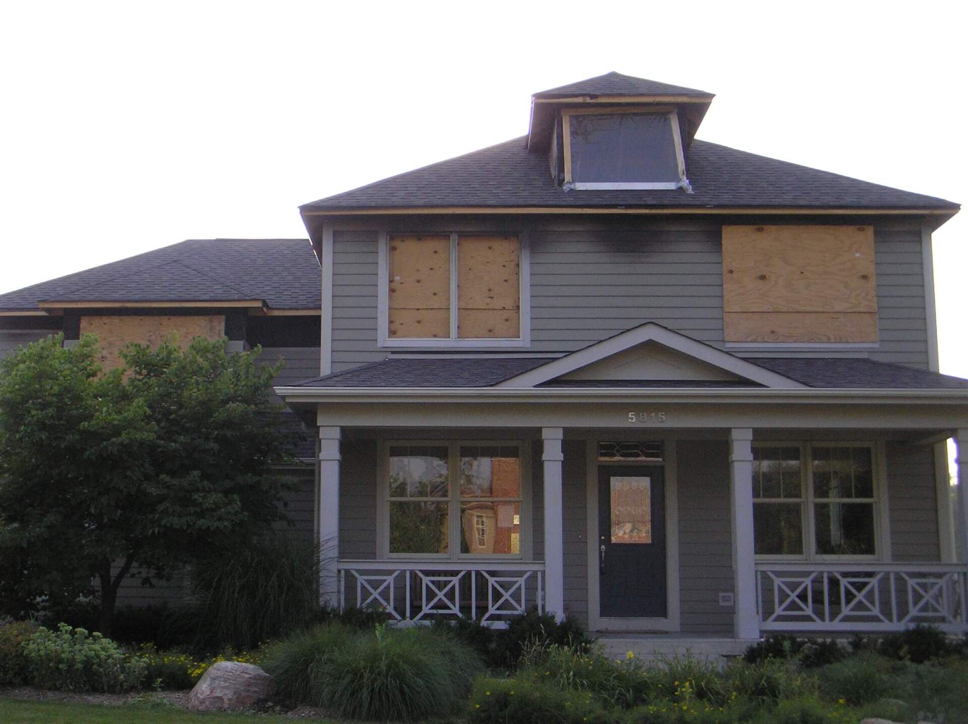 Fire and water damage restoration