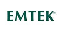 The EMTEK logo in green font on a white background. The