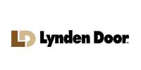 Lynden Door logo: brown and tan initials