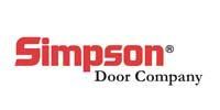Simpson Door Company logo in red and black.