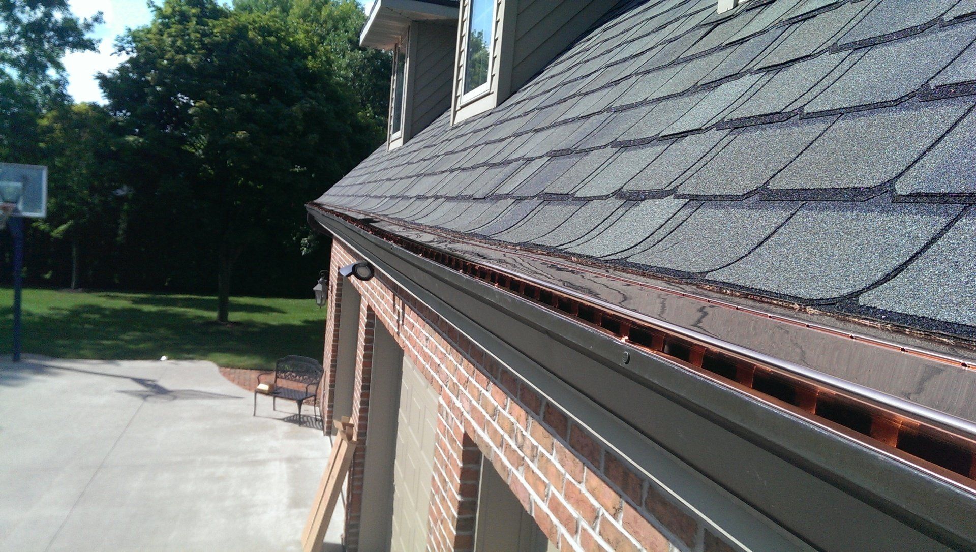Copper LeafX on 6 Inch Gutters