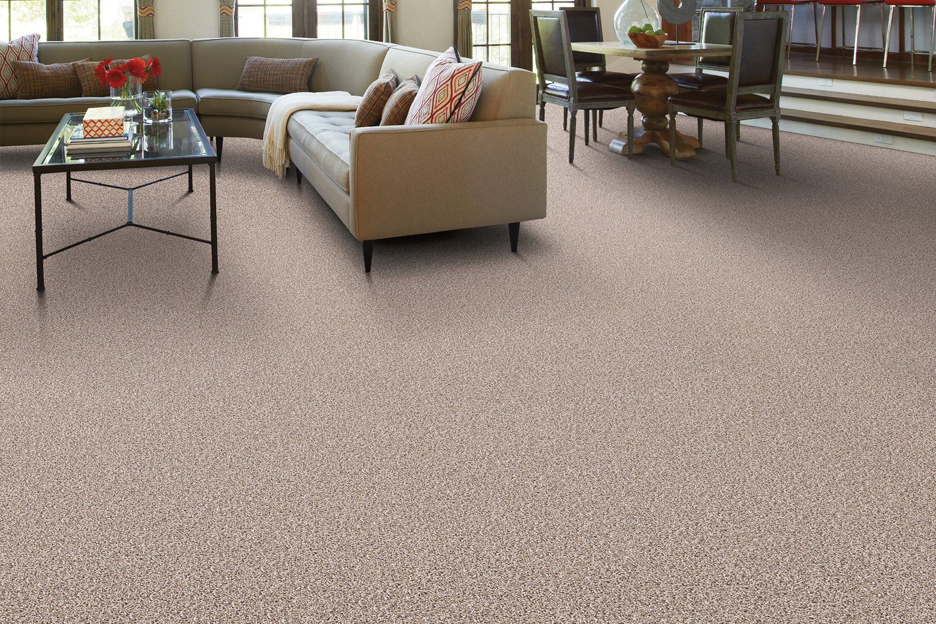 Carpet flooring of a house