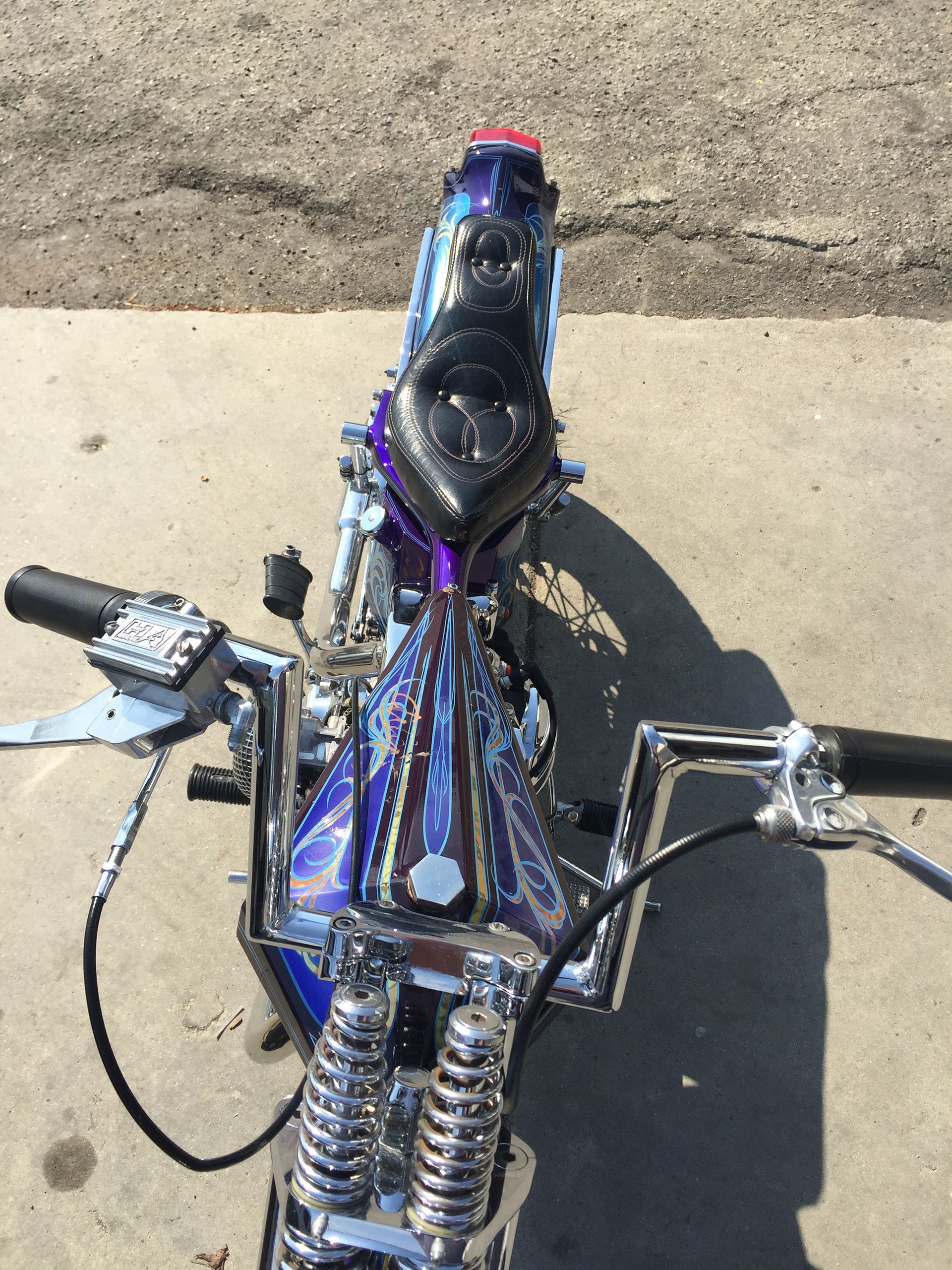 Digger motorcycle seat