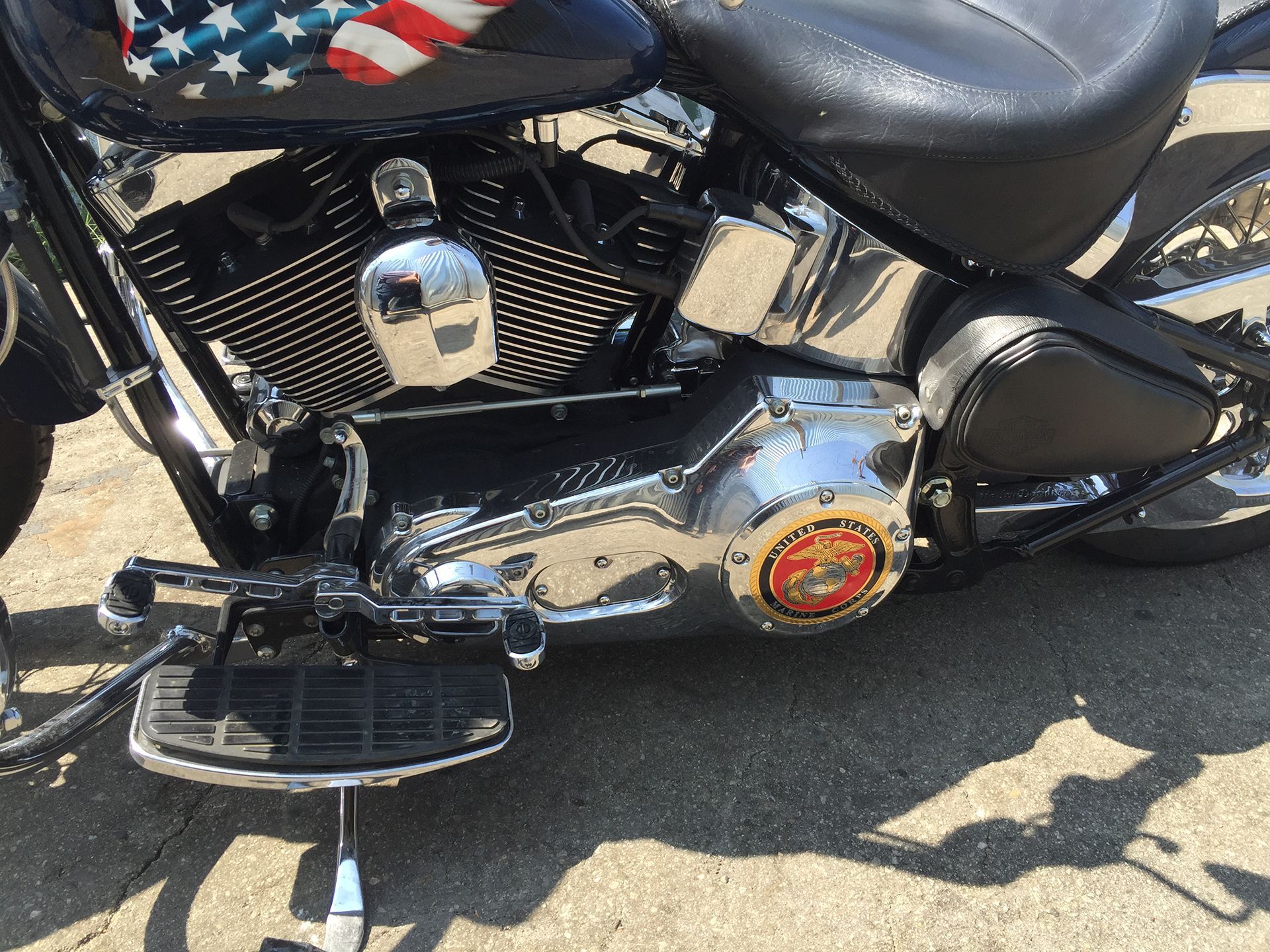United Stated Marine Corps tribute bike