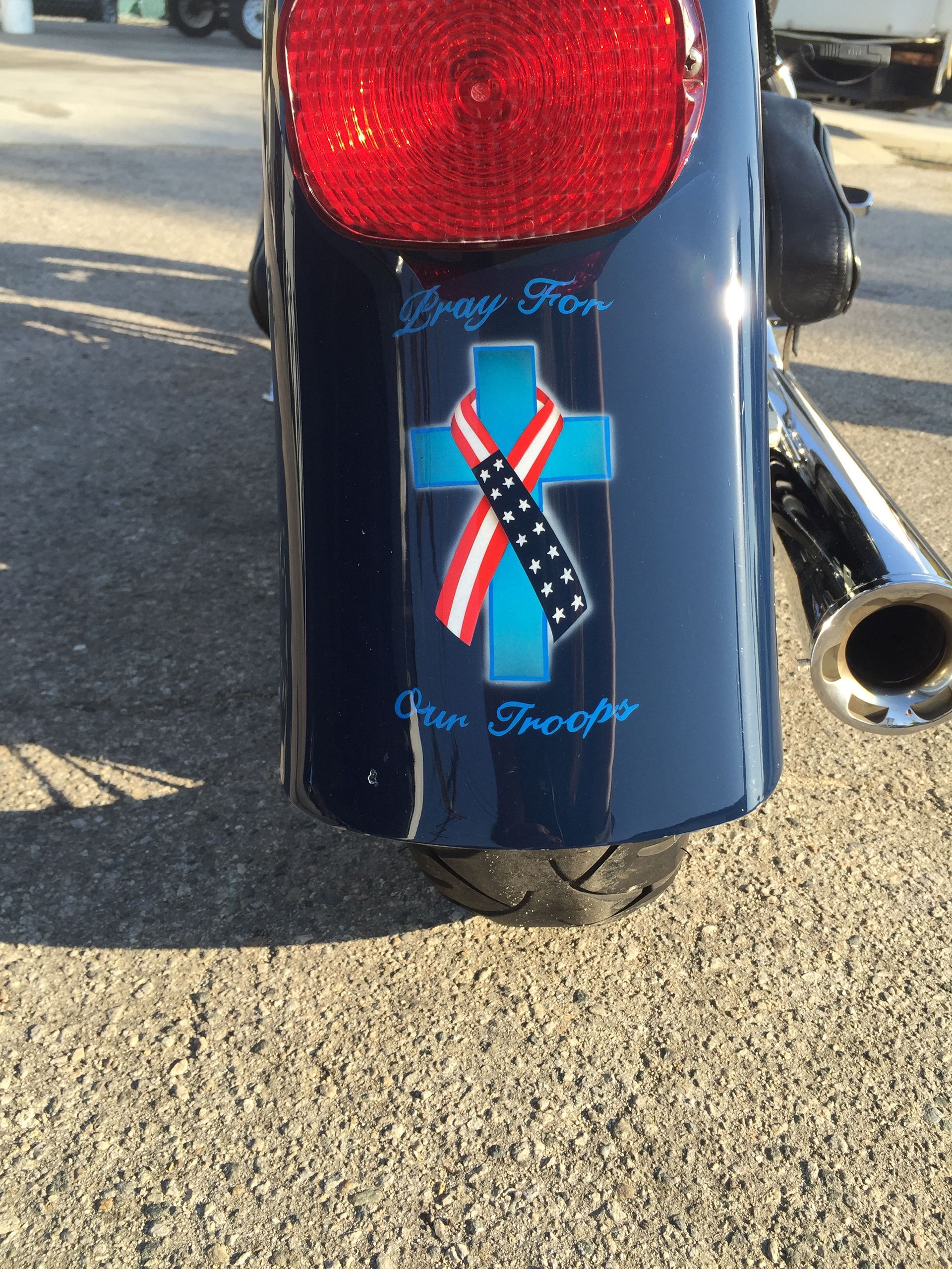 Customized Mustang motorcycle