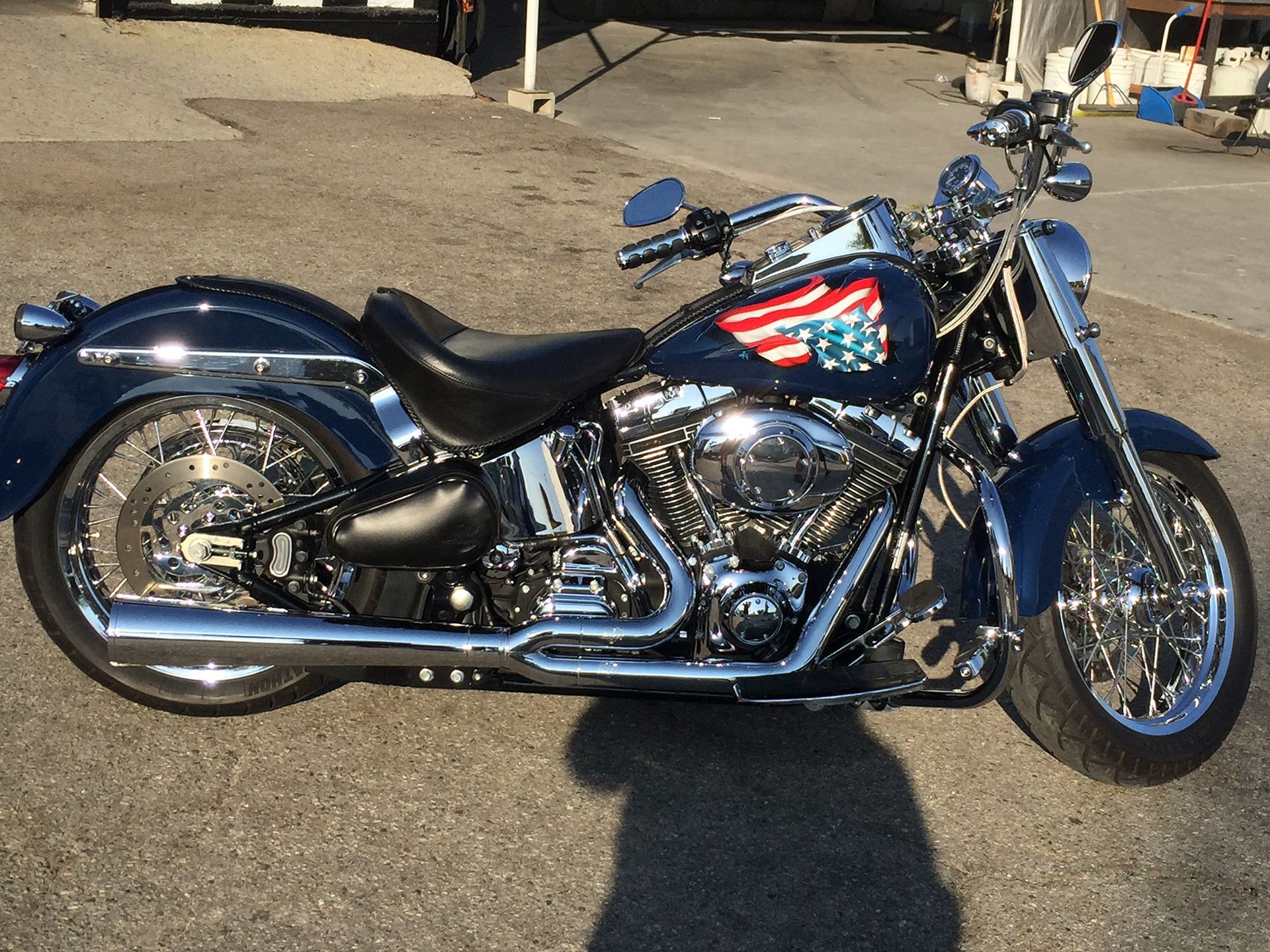 Mustang motorcycle tribute bike